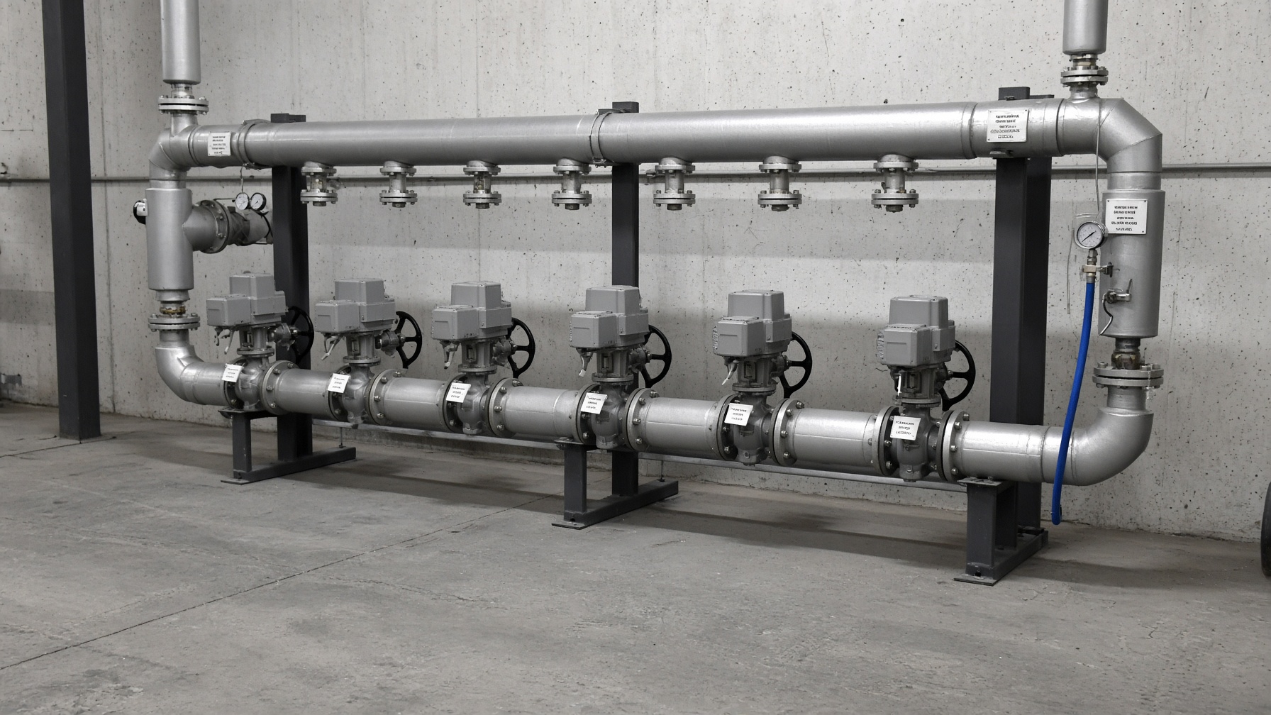 Mixing manifold and flow control for ground loops