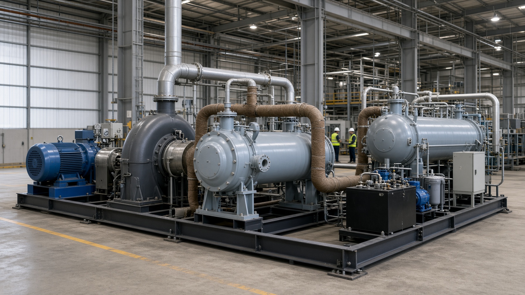 Organic Rankine Cycle turbine-generator skid